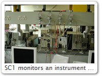 SC1 monitors an instrument room
