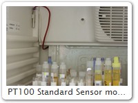 PT100 Standard Sensor monitors samples
