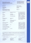 Calibration certificate